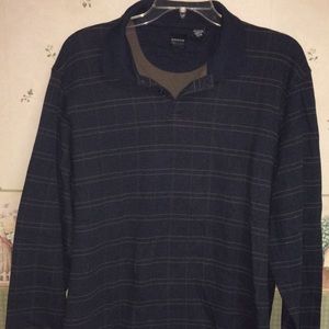 Long sleeve polo shirt